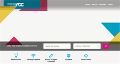 Desktop Screenshot of kcc.ac.uk